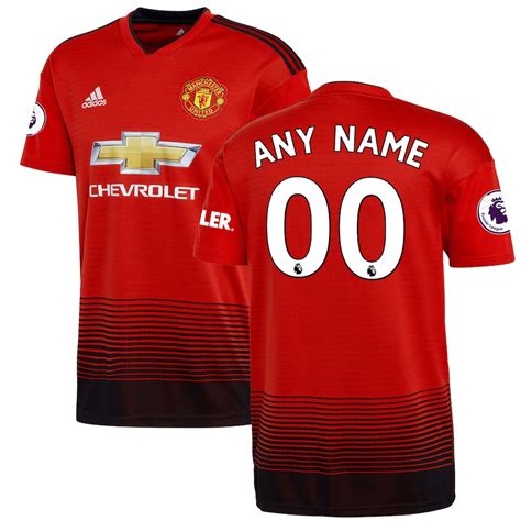 adidas men's manchester united '19 stadium home replica jersey|man utd football jersey.